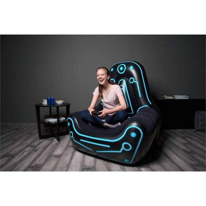 The Mainframe Inflatable Gaming Armchair Black - 112x99x125 cm - 26-75077 - ZRAFH