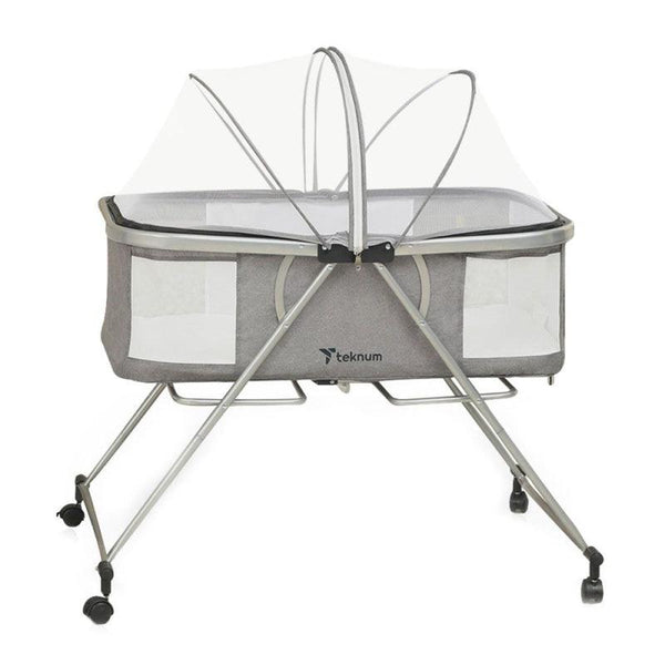 Teknum 3in1 Baby Rocker Bassinet And Infant Crib With Mosquito net - Zrafh.com - Your Destination for Baby & Mother Needs in Saudi Arabia