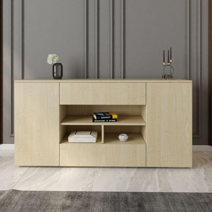 Beige Console Storage Unit By Alhome - Zrafh.com - Your Destination for Baby & Mother Needs in Saudi Arabia