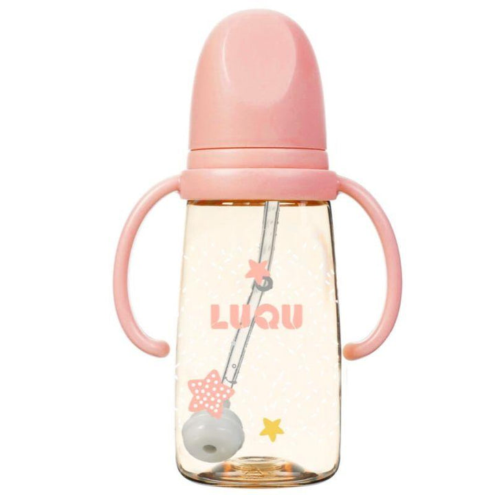 Luqu Feeding Bottle Ppsu With Handle - 200Ml - ZRAFH