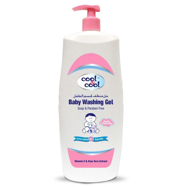 Cool & Cool Baby Washing Gel - 1L - Zrafh.com - Your Destination for Baby & Mother Needs in Saudi Arabia