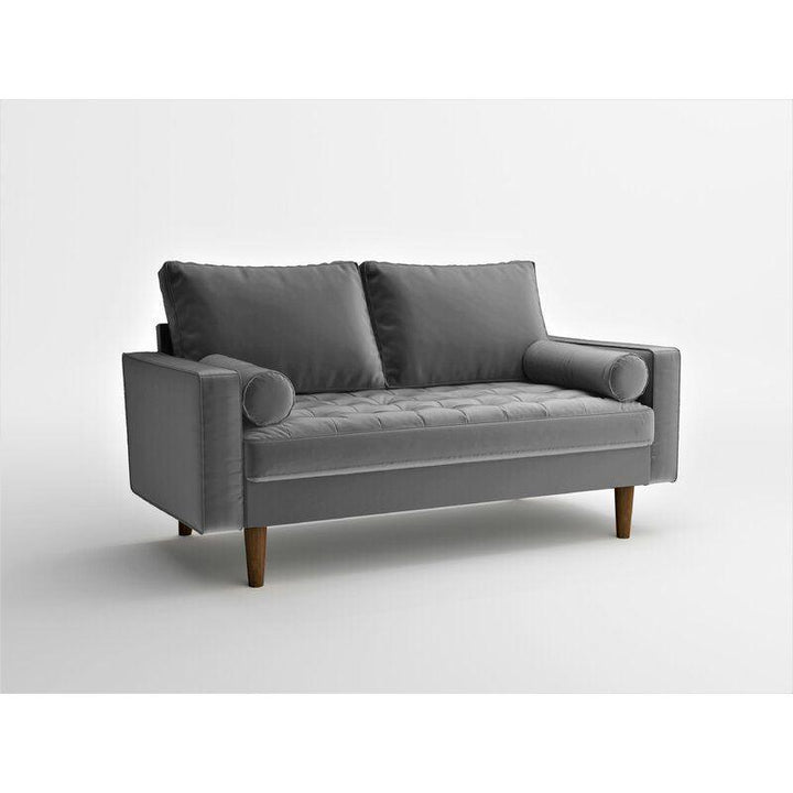 Modern Comfortable Velvet 2 Seater Sofa - 180x85x85 cm - By Alhome - Zrafh.com - Your Destination for Baby & Mother Needs in Saudi Arabia