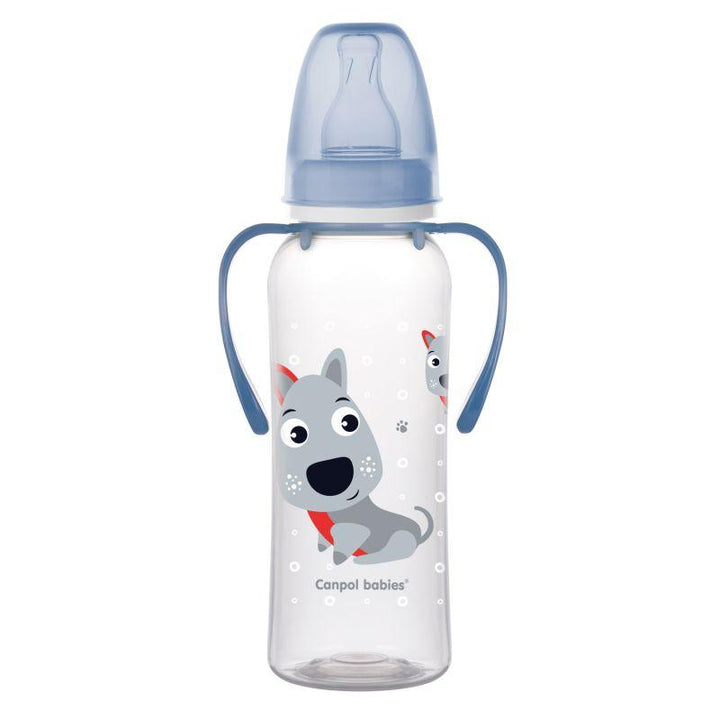 Canpol Feeding Bottle With Handle - 250 Ml - ZRAFH