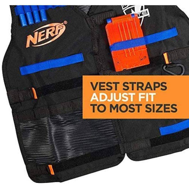 Nerf N-Strike Elite Tactical Vest Kit - 2 Clips - 12 Darts - ZRAFH
