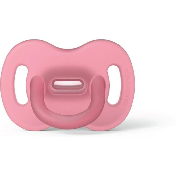 Suavinex All Silicone Physiological Soother 0-6 months - Pink - ZRAFH
