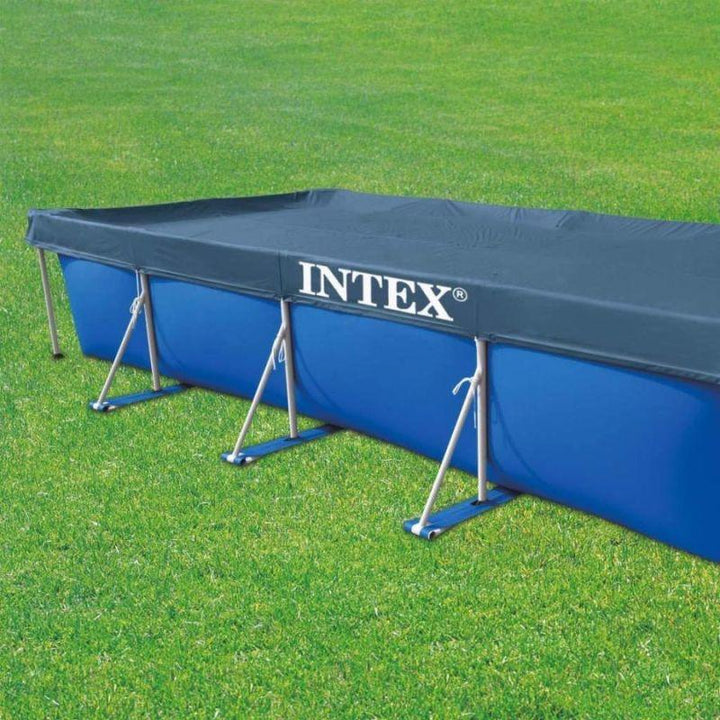 Intex Rectangular Pool Cover - 4.60x2.26 m - Zrafh.com - Your Destination for Baby & Mother Needs in Saudi Arabia