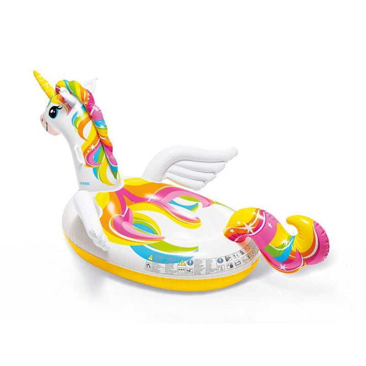 Intex Unicorn Shape Inflatable Swimming Ring - White - Zrafh.com - Your Destination for Baby & Mother Needs in Saudi Arabia