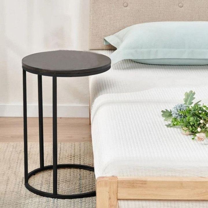 Natural Harmony: Wooden Accent Side Table By Alhome - Zrafh.com - Your Destination for Baby & Mother Needs in Saudi Arabia