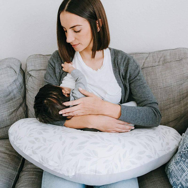 INGENUITY Elyse Breastfeeding Pillow - white and grey - ZRAFH