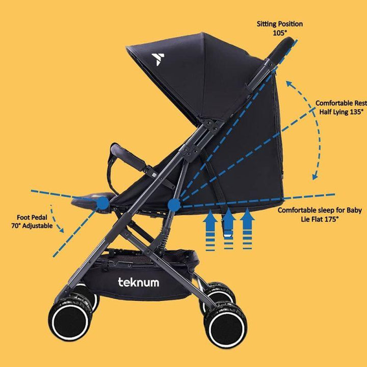 Teknum Yoga Lite Stroller - Zrafh.com - Your Destination for Baby & Mother Needs in Saudi Arabia