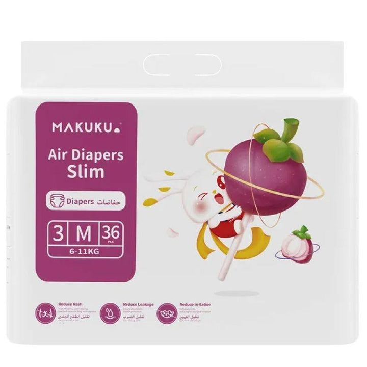 Makuku Air Diapers Slim Tape - M - Zrafh.com - Your Destination for Baby & Mother Needs in Saudi Arabia