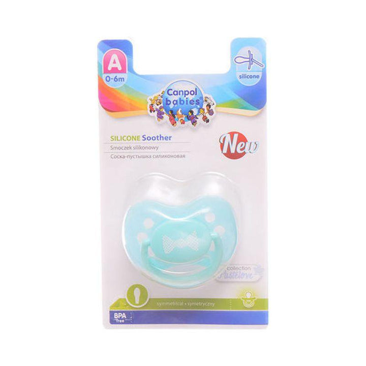 Canpol Symmetric Silicone Soother 0-6 M - 1 Piece - Pastelove - ZRAFH