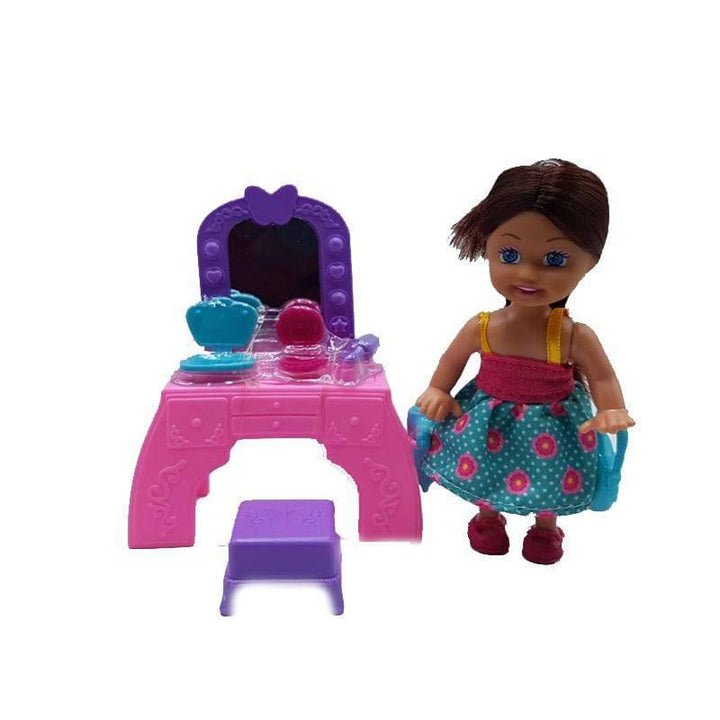 Cute Doll Dresser Playset Pink - 19x5x16 cm - 31-86050-4 - ZRAFH
