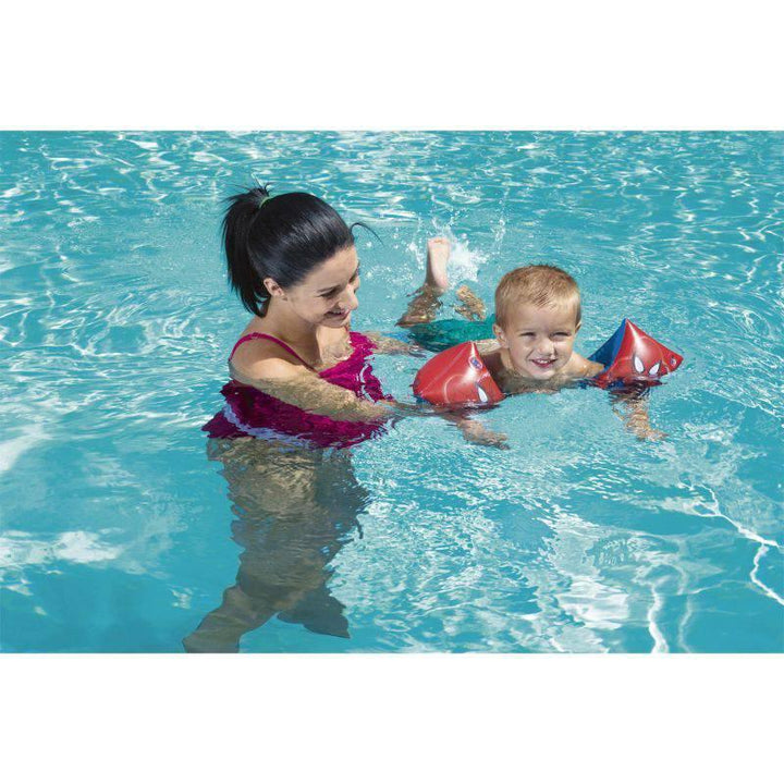 Swim Safe Arm Band For Kids - 23x15 cm Red & Blue - 12x3x20 cm - 26-98001 - ZRAFH