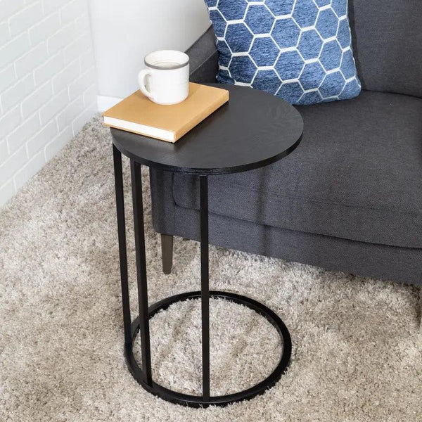 Wood Side Table Black - 35x35x55 cm By Alhome - Zrafh.com - Your Destination for Baby & Mother Needs in Saudi Arabia