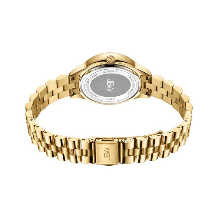 Jbw Women's Bellini Watch 0.12 Ctw Diamond - Stainless Steel - Ladies Watch - Gold - J6381 - Zrafh.com - Your Destination for Baby & Mother Needs in Saudi Arabia