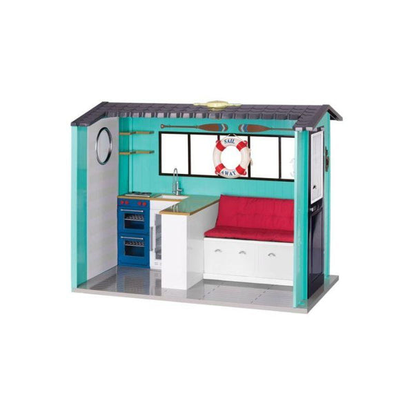 Battat Beach Doll House And Accessories for 18-inch Dolls - Zrafh.com - Your Destination for Baby & Mother Needs in Saudi Arabia