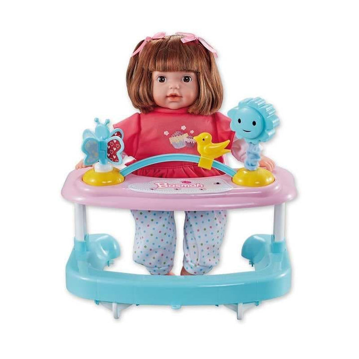 Baby Sweet Doll In Set with Walker & Sounds 35.56cm - 32x16x36 cm - 32-69001C - ZRAFH
