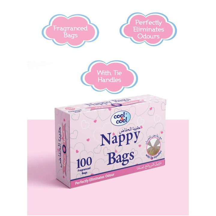 Cool & Cool Nappy Bags Pack of 10 - 1000 Pieces - Zrafh.com - Your Destination for Baby & Mother Needs in Saudi Arabia