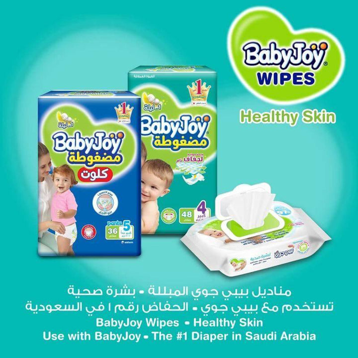 Babyjoy Healthy Skin Wet Wipes - 80 Wipes - ZRAFH