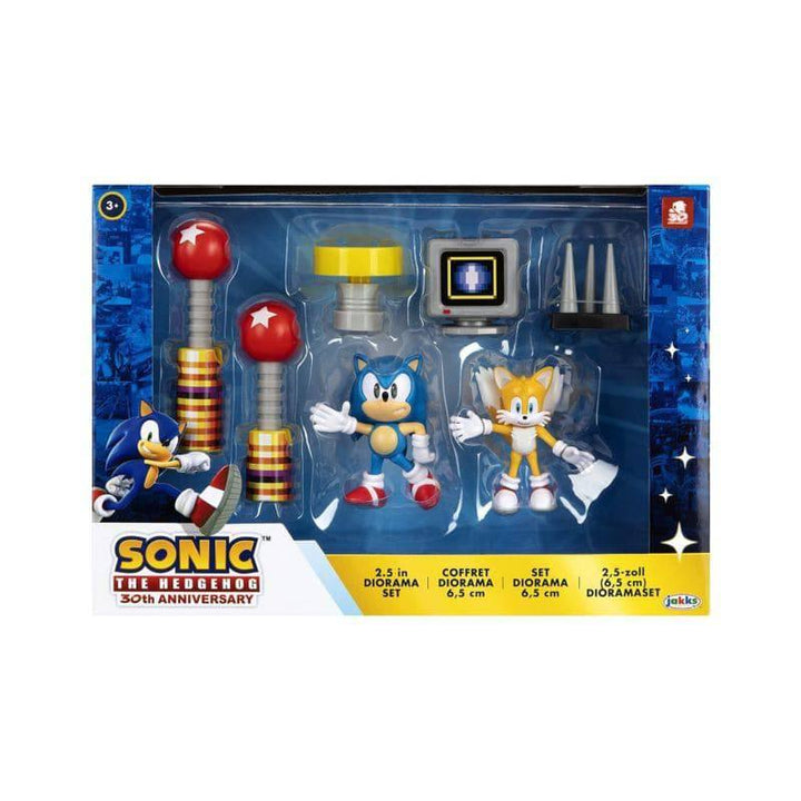 Jakks Sonic Diorma Playset - 8 Cm - Multi-Colour - ZRAFH