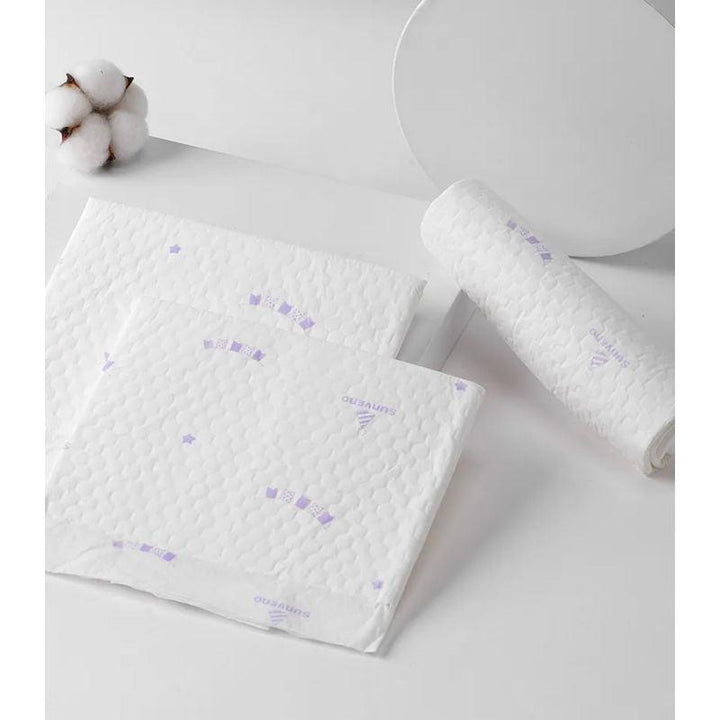 Sunveno Disposable Absorbent Changing Mat - Pack Of 20Pcs - White - Zrafh.com - Your Destination for Baby & Mother Needs in Saudi Arabia