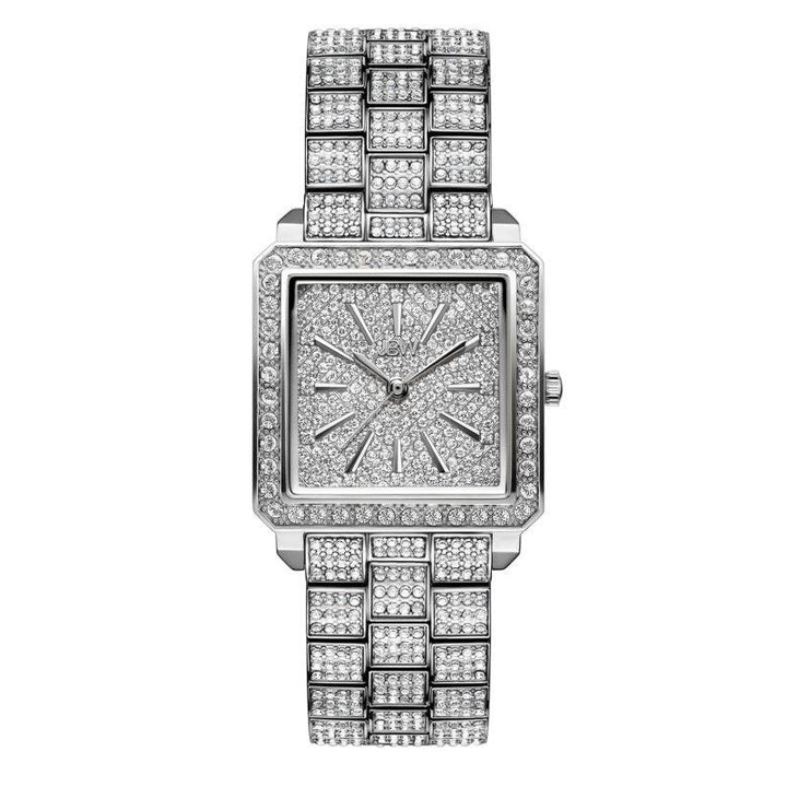 JBW Women's Crystal Watch 0.12 Diamonds - Stainless Steel - Silver - J6386 - Zrafh.com - Your Destination for Baby & Mother Needs in Saudi Arabia