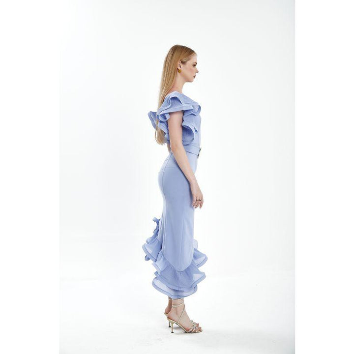 Londonella Women's Midi Summer Dress With Fashionable Sleeves - Lon100316 - Zrafh.com - Your Destination for Baby & Mother Needs in Saudi Arabia