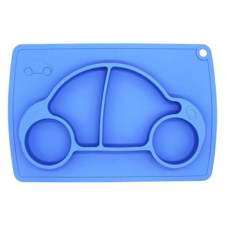 Eazy Kids Silicone Kids Plate - Car - Zrafh.com - Your Destination for Baby & Mother Needs in Saudi Arabia
