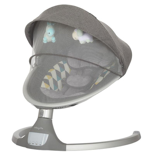 Dream On Me Zazu Swings Chair With 2 Toys - Grey And Pink - Zrafh.com - Your Destination for Baby & Mother Needs in Saudi Arabia