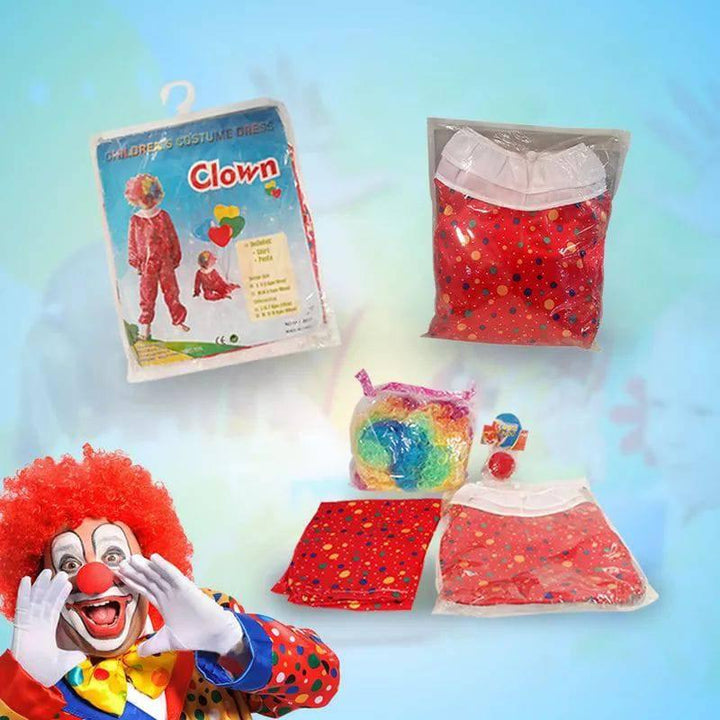 CLOWN COSTUME DRESS From Family Center - red - 30-8017 - ZRAFH