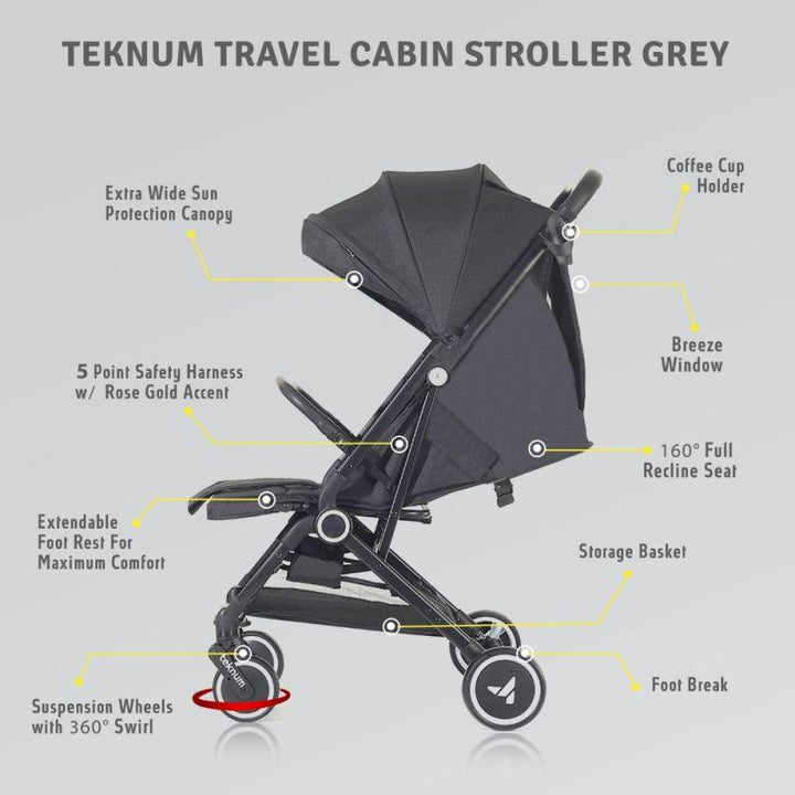Teknum Light weight Travel Cabin Stroller - ZRAFH
