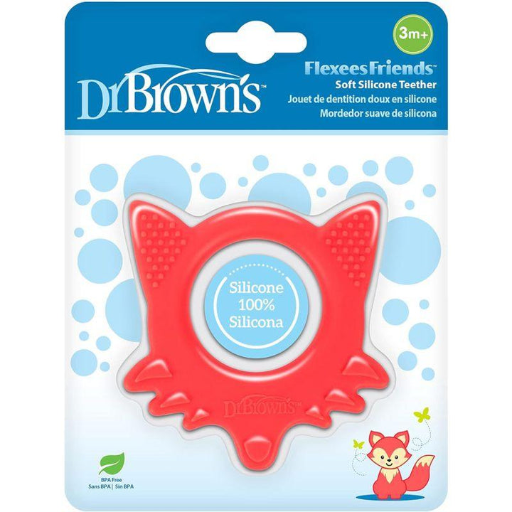 Dr. Brown's Teether Fox - Red - Zrafh.com - Your Destination for Baby & Mother Needs in Saudi Arabia