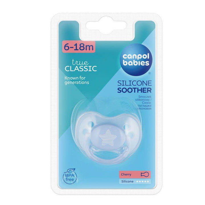 Canpol Cherry Silicone Soother - 6-18 m - 1 Piece - Pastelove - ZRAFH