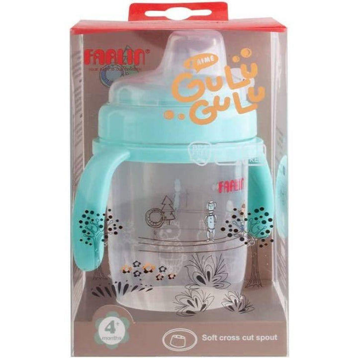 Farlin Gulu Spout Learner 240 ml - Green - ZRAFH