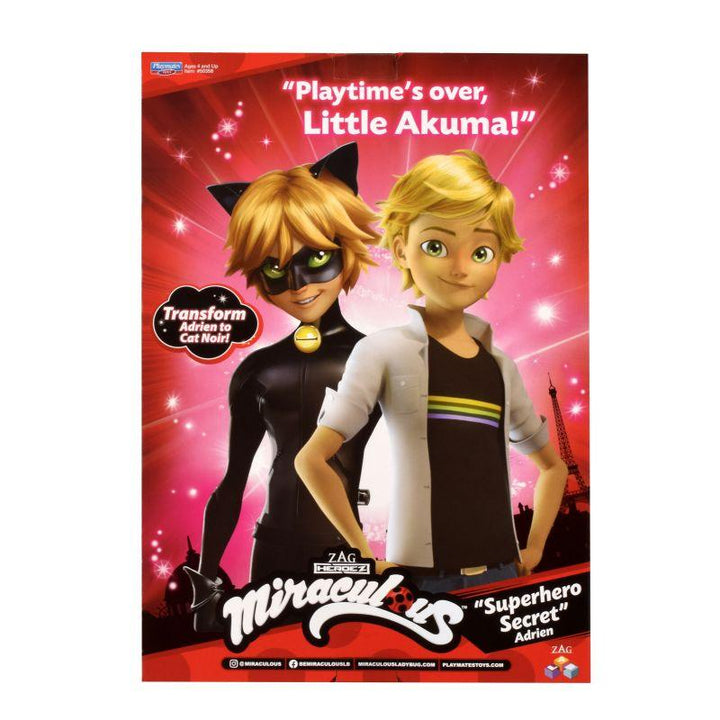 Miraculous "Superhero Secret" Adrien Doll With Cat Noir Outfit - Zrafh.com - Your Destination for Baby & Mother Needs in Saudi Arabia