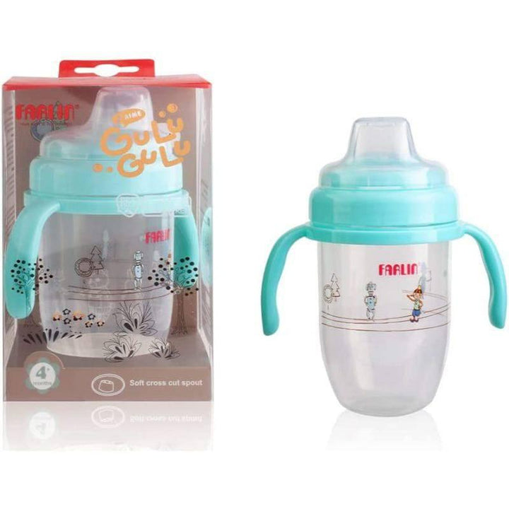 Farlin Gulu Spout Learner 240 ml - Green - ZRAFH