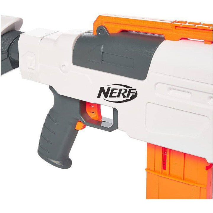 Fortnite IR Motorised Blaster Dart With Removable Clip And 12 Elite Darts From Nerf White And Orange - 22.76x11.73x2.64 cm - E9392 - ZRAFH