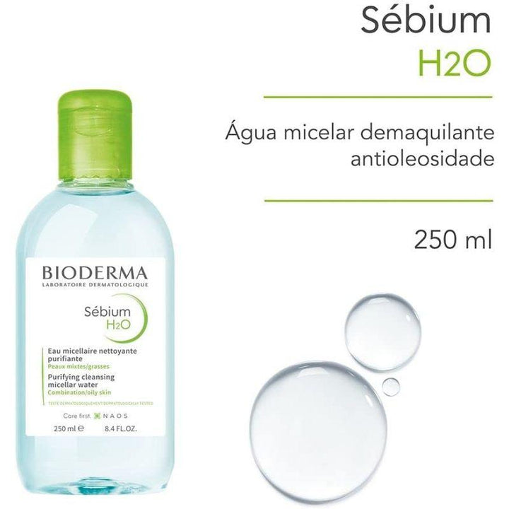 Bioderma Makeup Remover For Combination And Oily Skin – 250 Ml - Zrafh.com - Your Destination for Baby & Mother Needs in Saudi Arabia