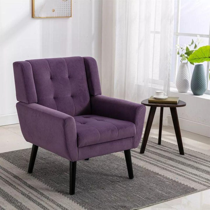 Comfortable Velvet Chair - 90x85x85 cm - By Alhome - Zrafh.com - Your Destination for Baby & Mother Needs in Saudi Arabia