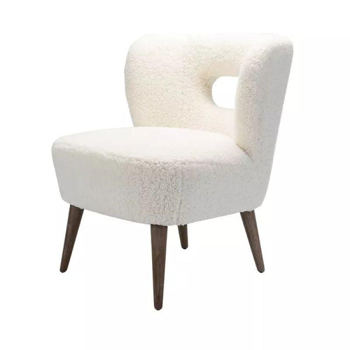 Unique Bouclé Chair - 90x85x85 cm - By Alhome - Zrafh.com - Your Destination for Baby & Mother Needs in Saudi Arabia