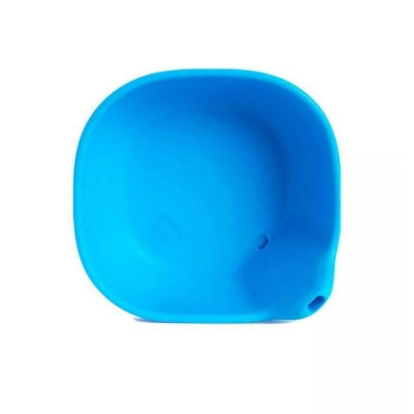 Munchkin Last Drop Silicone Toddler Bowl - Blue - ZRAFH