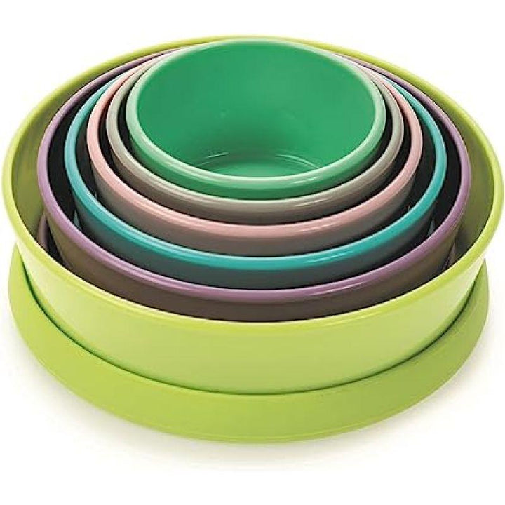 Melii Stacking And Nesting Containers with Silicone Lids - 6 Containers - ZRAFH