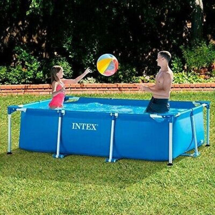 Intex Rectangular Frame Pool For Kids - 2.6 m - Zrafh.com - Your Destination for Baby & Mother Needs in Saudi Arabia
