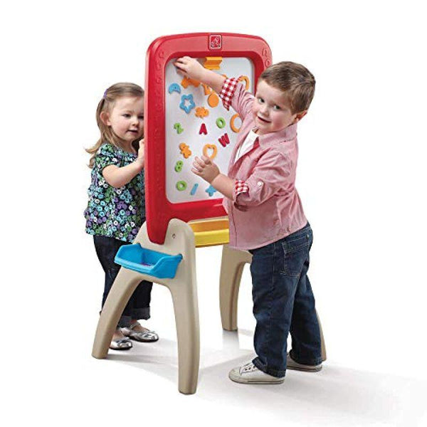 Step2 All Around Easel For Two People - Multicolor - Zrafh.com - Your Destination for Baby & Mother Needs in Saudi Arabia