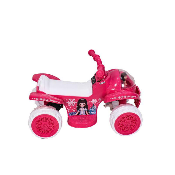 Amla Bike Motor With Four Wheels - purple - Zrafh.com - Your Destination for Baby & Mother Needs in Saudi Arabia