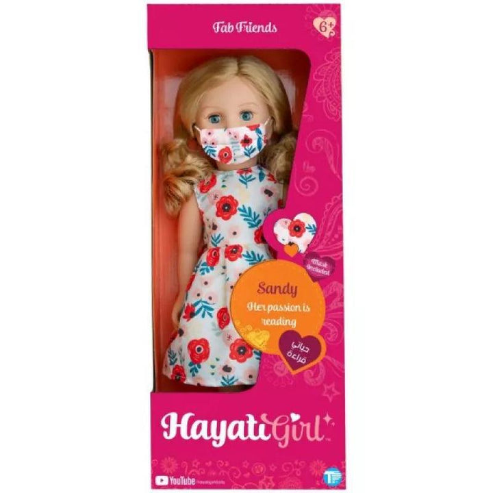 Hayati Girl 18-Inch Doll Sandy With Mask - ZRAFH