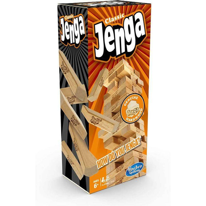 Jenga Classic Game From Hasbro Gaming Multicolor - 25x12.7x12.7 cm - A2120 - ZRAFH