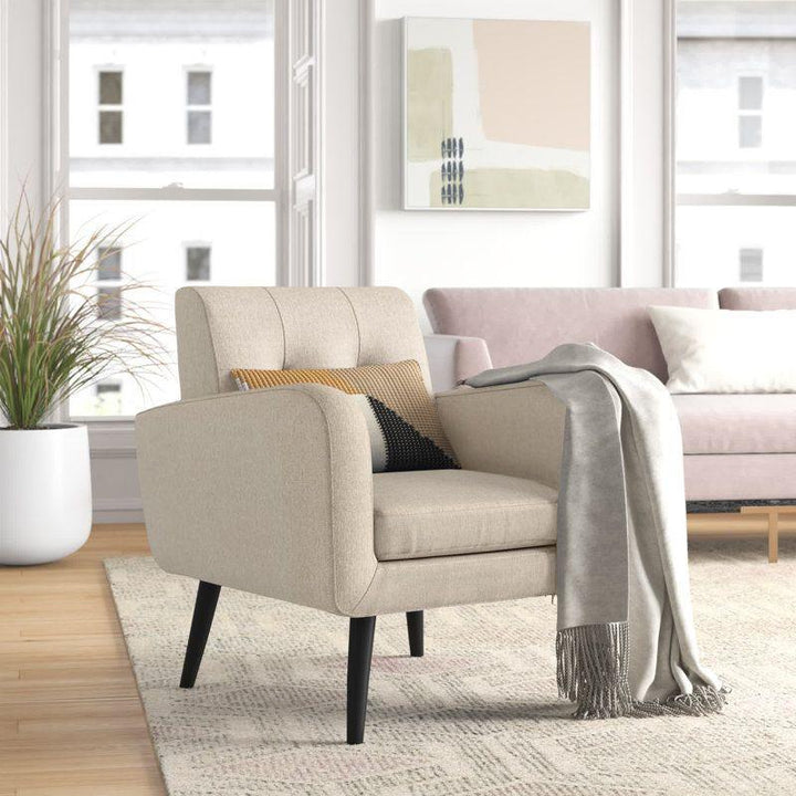 Modern Linen Chair - 80x85x85 cm - By Alhome - Zrafh.com - Your Destination for Baby & Mother Needs in Saudi Arabia