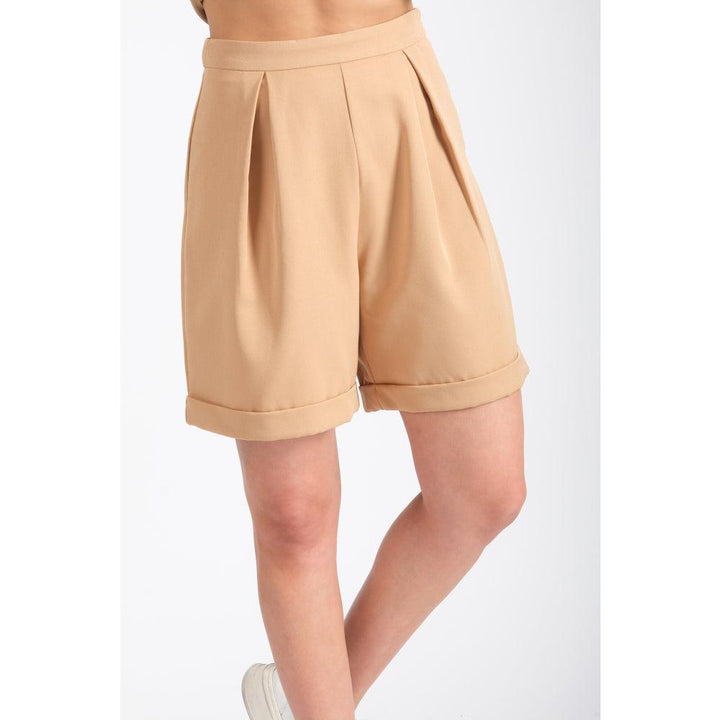 Londonella High rise Shorts - Brown - 100158 - Zrafh.com - Your Destination for Baby & Mother Needs in Saudi Arabia